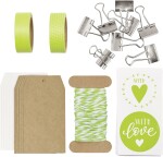HEYDA 204870741 Schöner Schenken-Set 15 x 15 x 2 cm...