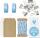 HEYDA 204870743 Schöner Schenken-Set 15 x 15 x 2 cm blau