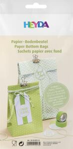 HEYDA 203089321 Bodenbeutel 130 x 75 x 240 mm 97 x 60 x 180 mm Papier grün