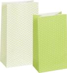 HEYDA Bodenbeutel 130 x 75 x 240 mm 97 x 60 x 180 mm Papier grün