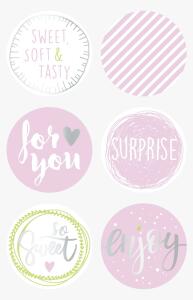 HEYDA 203780800 Sticker Sweet 10 x 19 cm Sticker Ø 4 cm