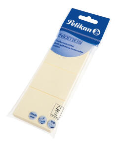 Pelikan Notizhaftzettel gelb 3x 50x40mm 300 Blatt N123 FSC Mix