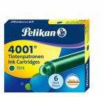 Pelikan Tintenpatrone 4001 TP/6 dunkelgrün 6...