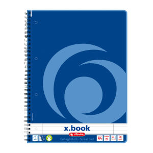 Herlitz Collegeblock A4 70g/m² 80 Bl lin Rand links u rechts