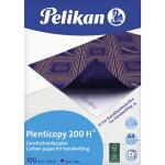 Pelikan Durchschreibpapier 200H DINA4/100 B blau,Plenticopy