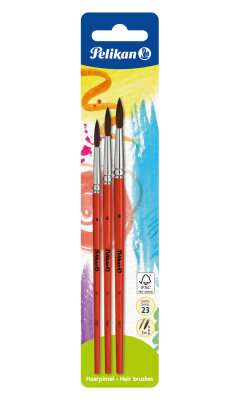 Pelikan Haarpinsel S 23/4/6/8 B Blister