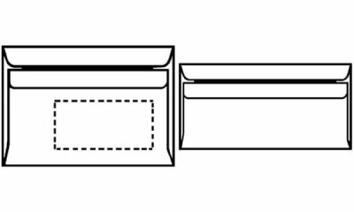 HLZ Briefumschläge C6 sk ohne Fenster , weiß - 25er Pack
