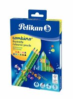 Pelikan Buntstifte Combino dreieckig dick 12er in...
