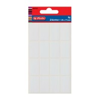 Herlitz Büroetiketten, weiß, 17x26mm...