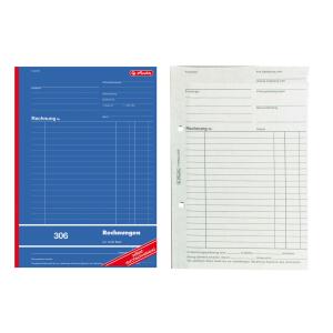 Herlitz Rechnungsbuch A4 306 2x40 Bl. selbstdurchschreibend FSC