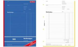 Herlitz Rechnungsbuch A5 305 2x40 Bl. sd. FSC Mix