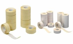 Herlitz Preisauszeichnungsetikett 2-zeilig weiß 1.200 Stück 12er Packung
