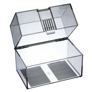 Herlitz Karteikasten A7 transparent für 300 Karten Kunststoff