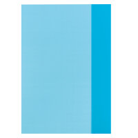 HLZ Heftumschlag A4 transparent blau