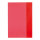 HLZ Heftumschlag A5 transparent rot