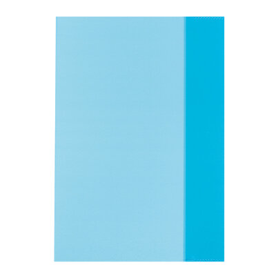HLZ Heftumschlag A5 transparent blau