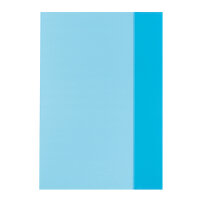 HLZ Heftumschlag A5 transparent blau