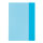 HLZ Heftumschlag A5 transparent blau