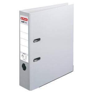 Herlitz Ordner maX.file protect A4 8cm gr PP-Folienbezug Wechselfenster