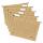 Hängetasche A4 Kraftkarton braun 5St, Kraftkarton, 230 g/qm, A4,