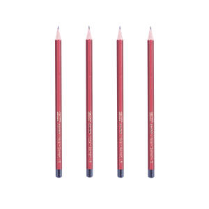 Herlitz Bleistifte Scolair B 4 Stück FSC Mine bruchsicher 4er Blisterkarte