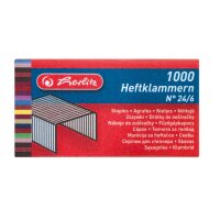 Herlitz Heftklammer No.24/6 verzink.2x1.000...