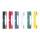 Herlitz Heftstreifen PP 3,4x15cm f.sort 150St Faltsch. Plastikdeckleiste