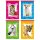 Herlitz Notizblock A6 Pretty Pets 46 Blatt kariert 3 Motive sortiert