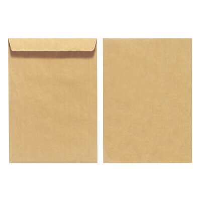 HLZ Versandtasche B4 100g nk , braun - 10er Packung