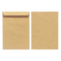 HLZ Versandtasche B4 100g nk , braun - 10er Packung
