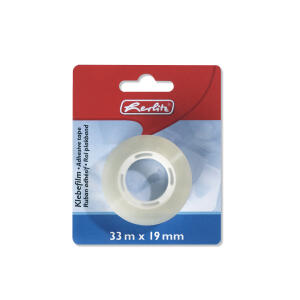 Herlitz Klebefilm 33mx19mm transparent 1 Stück auf Blisterkarte