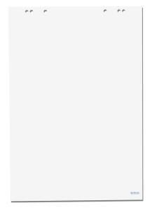 Herlitz Flipchartblock 68x99cm 20 Blatt blanko/blanko 80g/m² FSC Mix