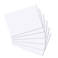 Herlitz Karteikarte A4 blanko ws 100St hf...