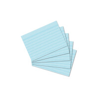 Herlitz Karteikarte A8 liniert bl 100St hf...