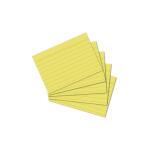 Herlitz Karteikarte A8 liniert ge 100St hf...