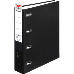 Doppelordner maX.file protect A4 sw 7cm 2xA5quer Ablage Wechselfenster