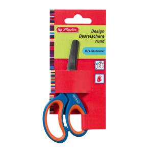 Herlitz Design Bastelschere rund Linksh.