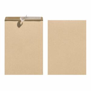 HLZ Versandtaschen C5 braun , ohne Fenster - hk , 10er Pack