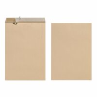HLZ Versandtasche B4 100g hk , braun - 10er Packung