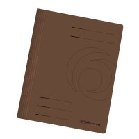 Herlitz Schnellhefter A4 Manila-Karton d.br kfm.- und...