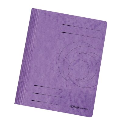 HLZ Schnellhefter Karton A4 violett
