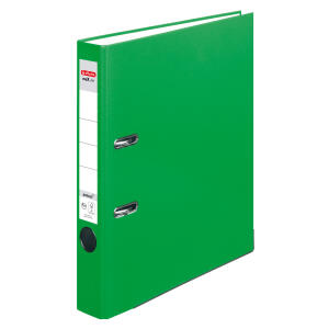 Herlitz Ordner maX.file protect A4 5cm hgn PP-Folienbezug Wechselfenster