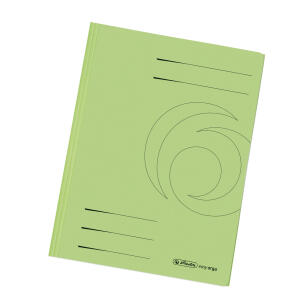 Herlitz Einschlagmappe A4 Karton 320g hgn Intensivfarben 3 Klappen