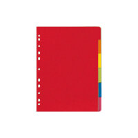 Herlitz Register 6-teilig A4 Karton farbig aus...