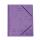 Herlitz Einschlagmappe A4 Karton violett mit Gummizug