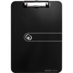 Herlitz Klemmbrett PS A4 opak schwarz Klemm-Mechanik
