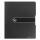 Herlitz Ringbuch A4 PP 2-Ringe 3,8cm Rücken 25mm Füllhöhe opak schwarz