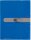 Herlitz Sammelbox A4 PP opak blau Rückenbreite 4cm, Rückenetikett