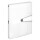 Herlitz Sammelbox A4 PP transparent farblos Rückenbreite 4cm, Rückenetikett