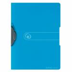 Herlitz Express-Clip A4 PP transparent blau für bis...